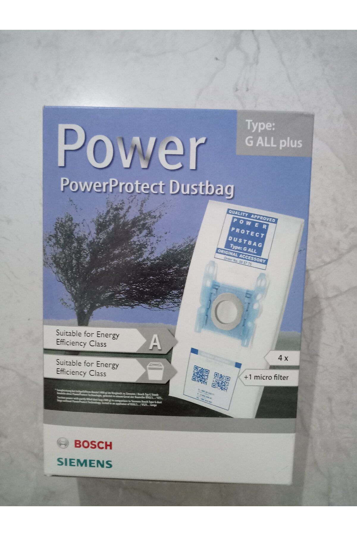 MPTEDARİK Bosch G All Power Serisi Kutulu Toz Torbası (Kutu İçi 4 Adet)