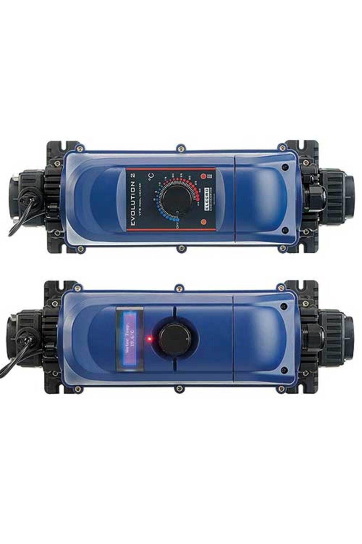 Poyraz Pool ELECRO ELEKTRİK ISITICI 6 KW EVOLUTION ANALOG TERMOSTAT KONTROL PANOLU TITANIUM REZİSTANS TRI-MONO