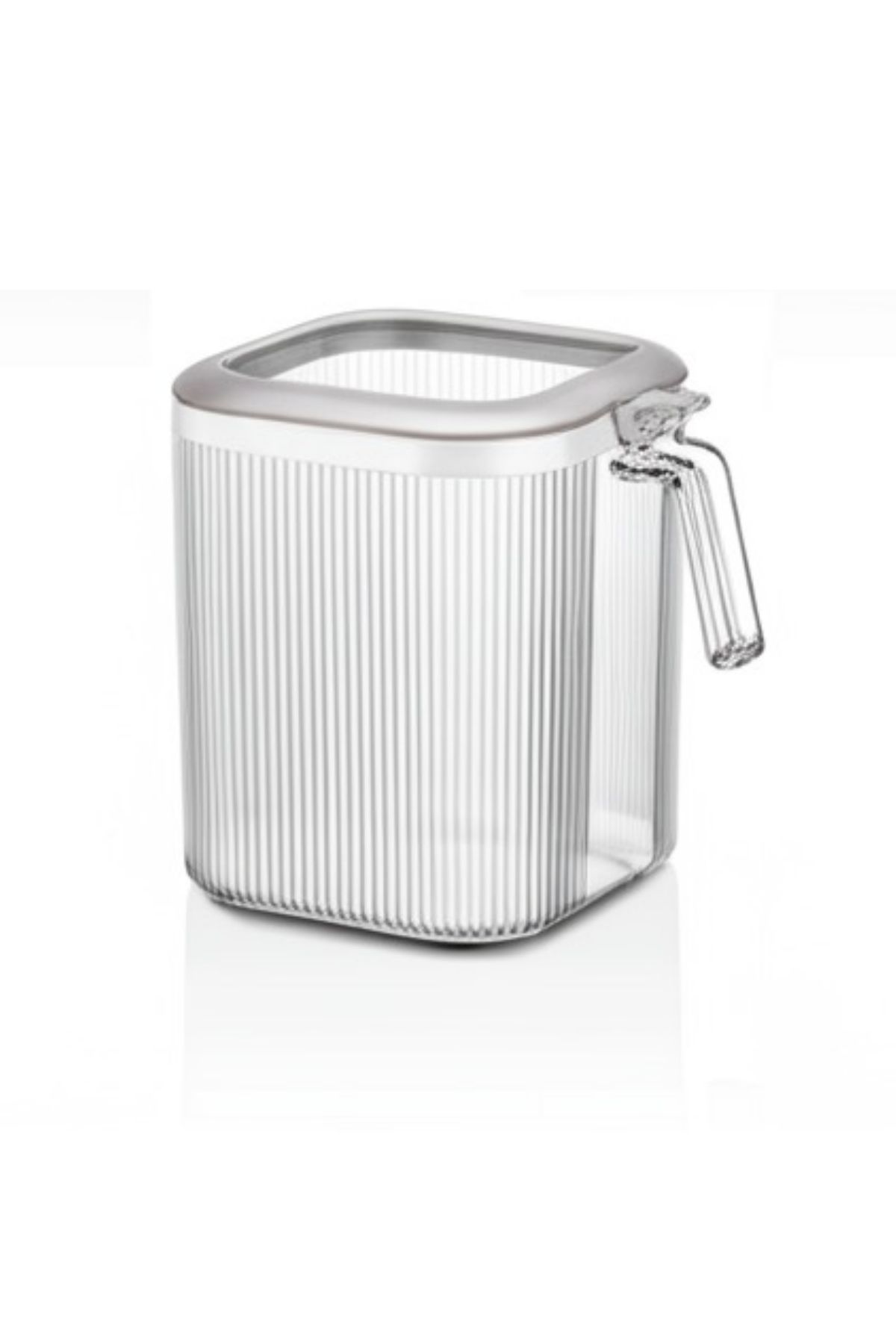 Hesaplı Kasa-2.5 Lt Transparent Airtight Storage Container with Handle and Lid 5