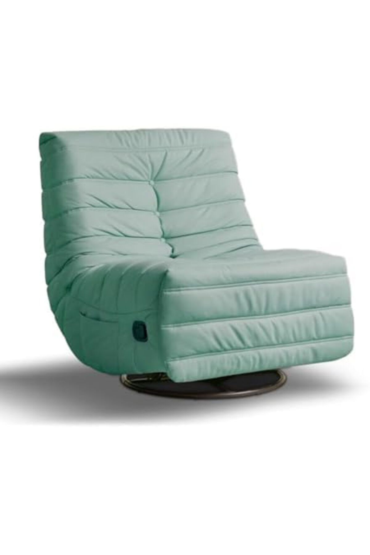 MAPLE HOME DECORATION-Maple Home Recliner Sofa Chair 360°swivel Rocking Backrest Footrest Nordic Style Single Sofa 2
