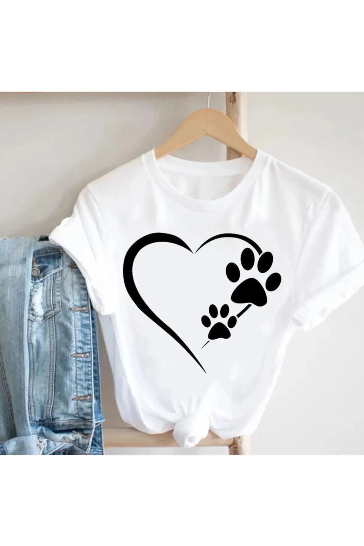 FeaR LeeS Kadın Kedi Tatlı Evcil Hayvan Tshirt