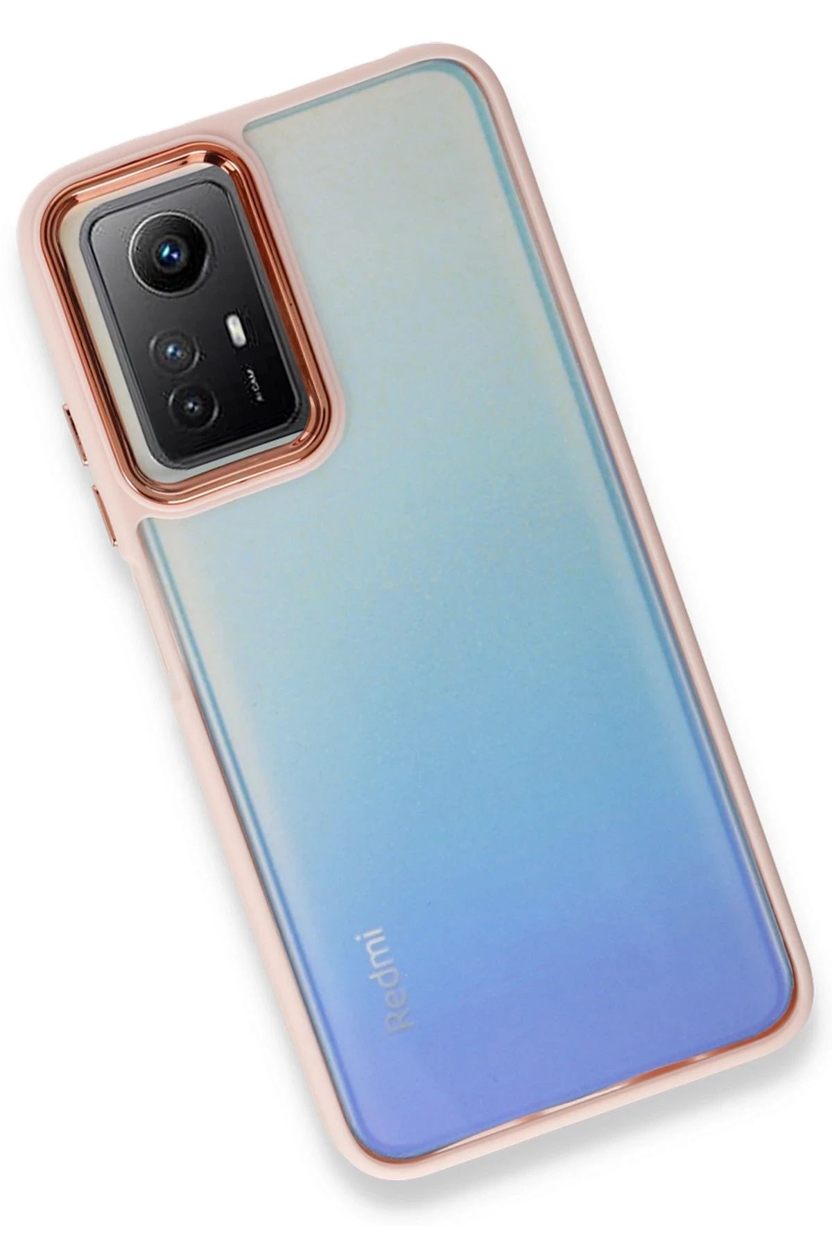 NewFace Xiaomi Redmi Note 12S Kılıf Dora Kapak - Pudra SVLRS