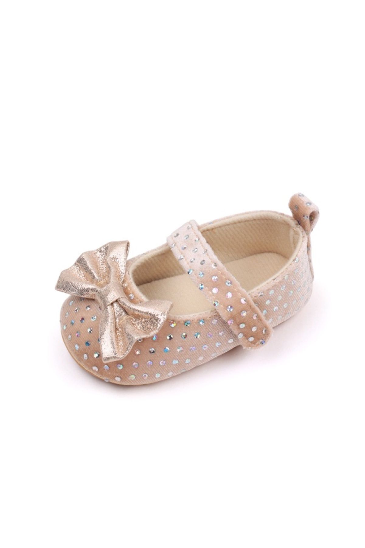 Superbaby-Elegant cream shoes with sequins for girls 6