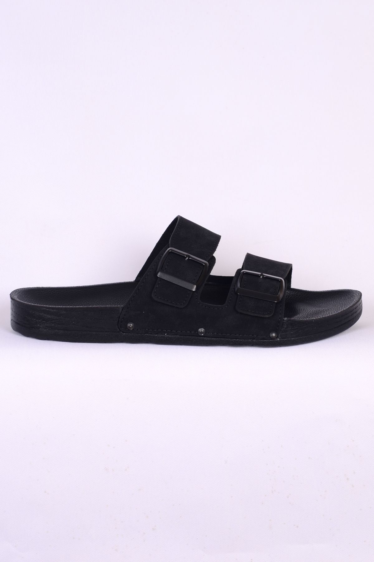 Pierre Cardin 7038 Ortopedik Büyük Numara Siyah Erkek Terlik
