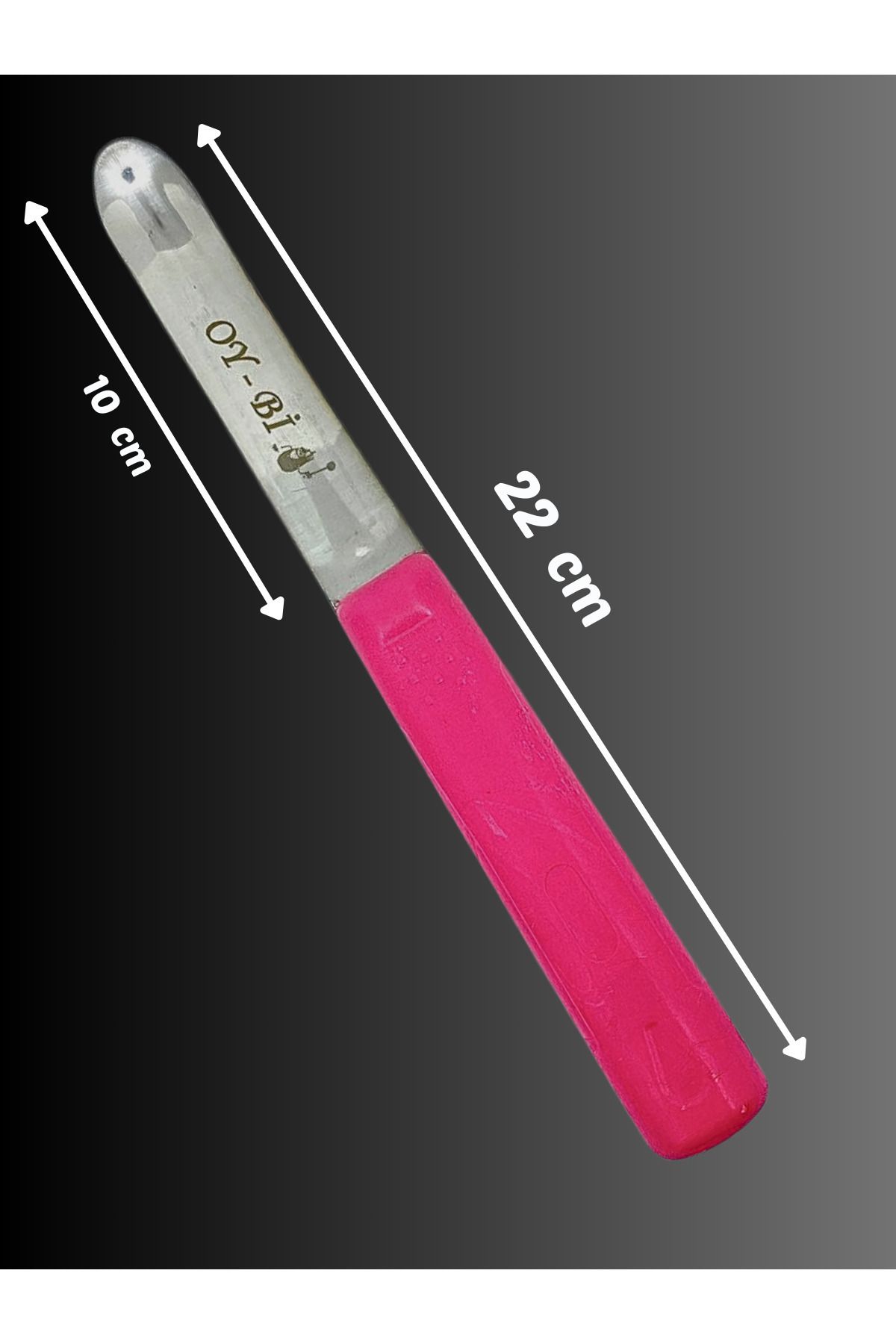 OY-Bİ OY-Bİ PATLICAN & KABAK PEMBE PLASTİK SAPLI YÖRESEL SEBZE OYMA BIÇAĞI