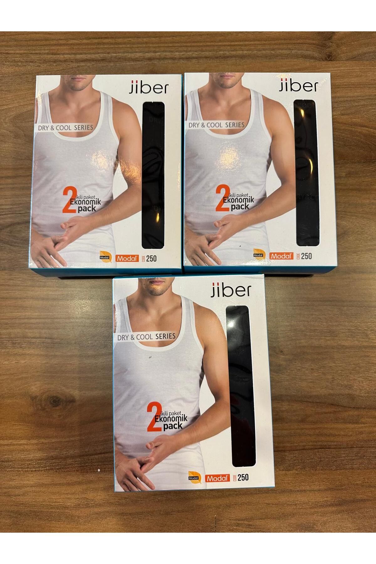 Jiber Premium modal konforlu nefes alan erkek atlet 6 lı paket