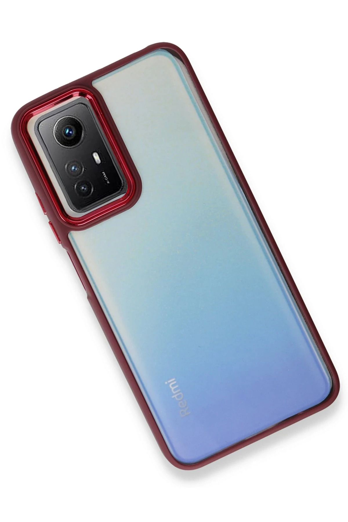 NewFace Xiaomi Redmi Note 12S Kılıf Dora Kapak - Kırmızı WLZOR