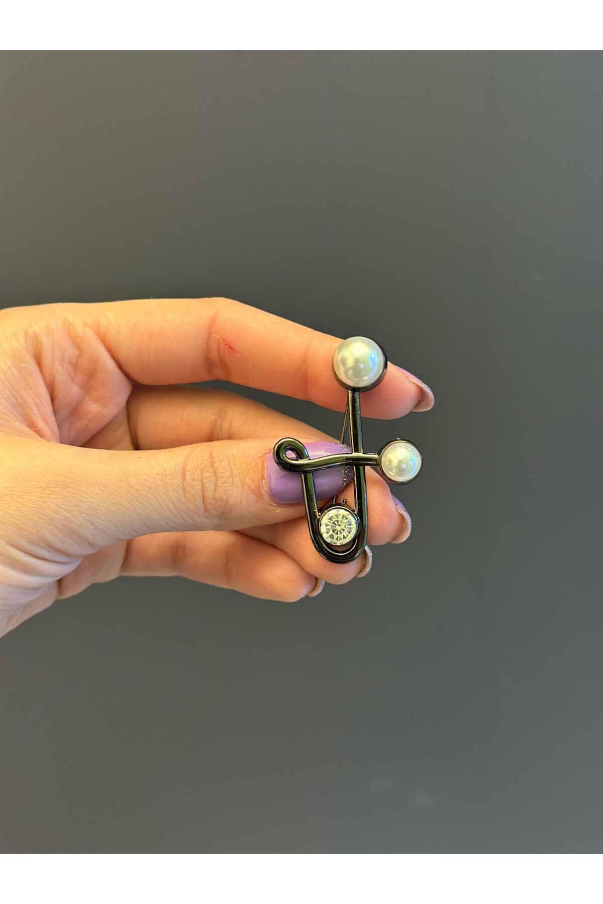 Gönülden Tasarım ZİRKON TAŞLI SARMAŞIK BROŞ YAKA İĞNESİ GİYİM AKSESUARI 5X4 CM