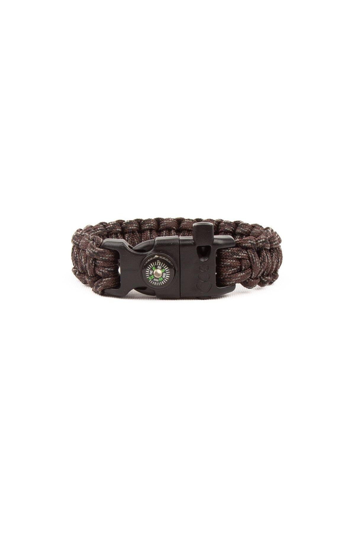 Aygır Paracord Hayatta Kalma Bilekliği - Pöh Kamuflaj