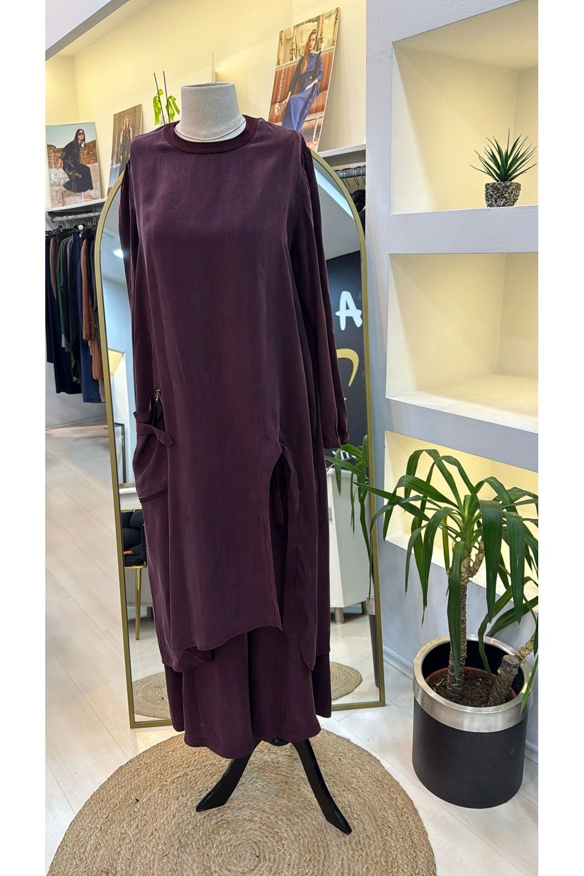 MissWhence MİSSWHENCE Tunik Takım 37023 BORDO