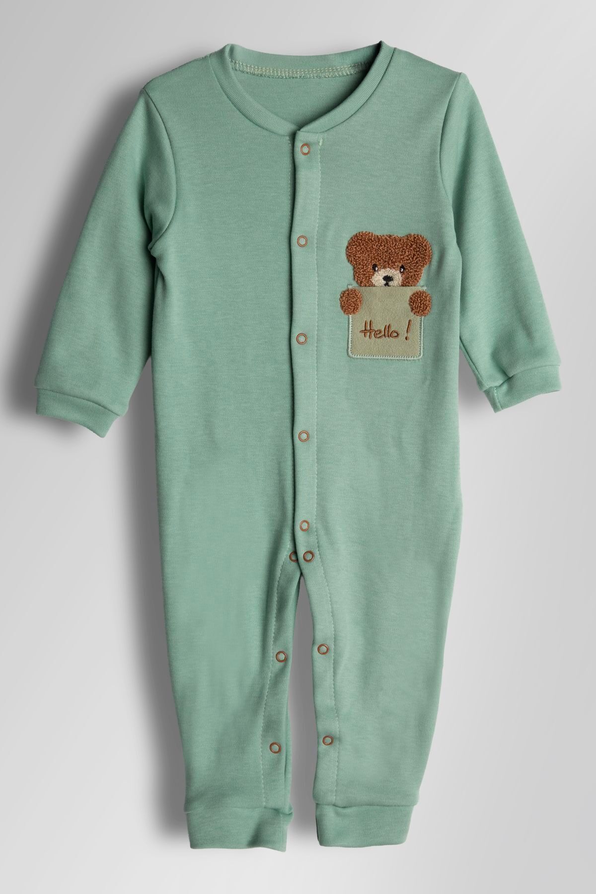 hobbebaby Ayıcık Nakışlı Bebek-Çocuk Tulum 1 Tog Unisex
