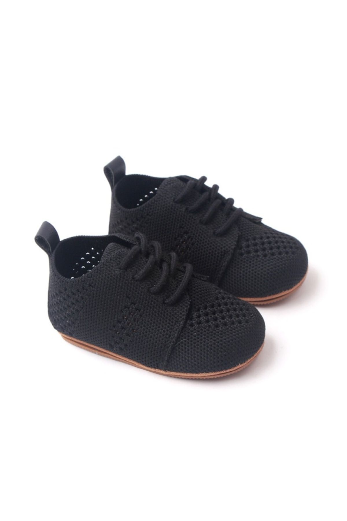 Superbaby-Pantofiori bebelusi negri crosetati 5
