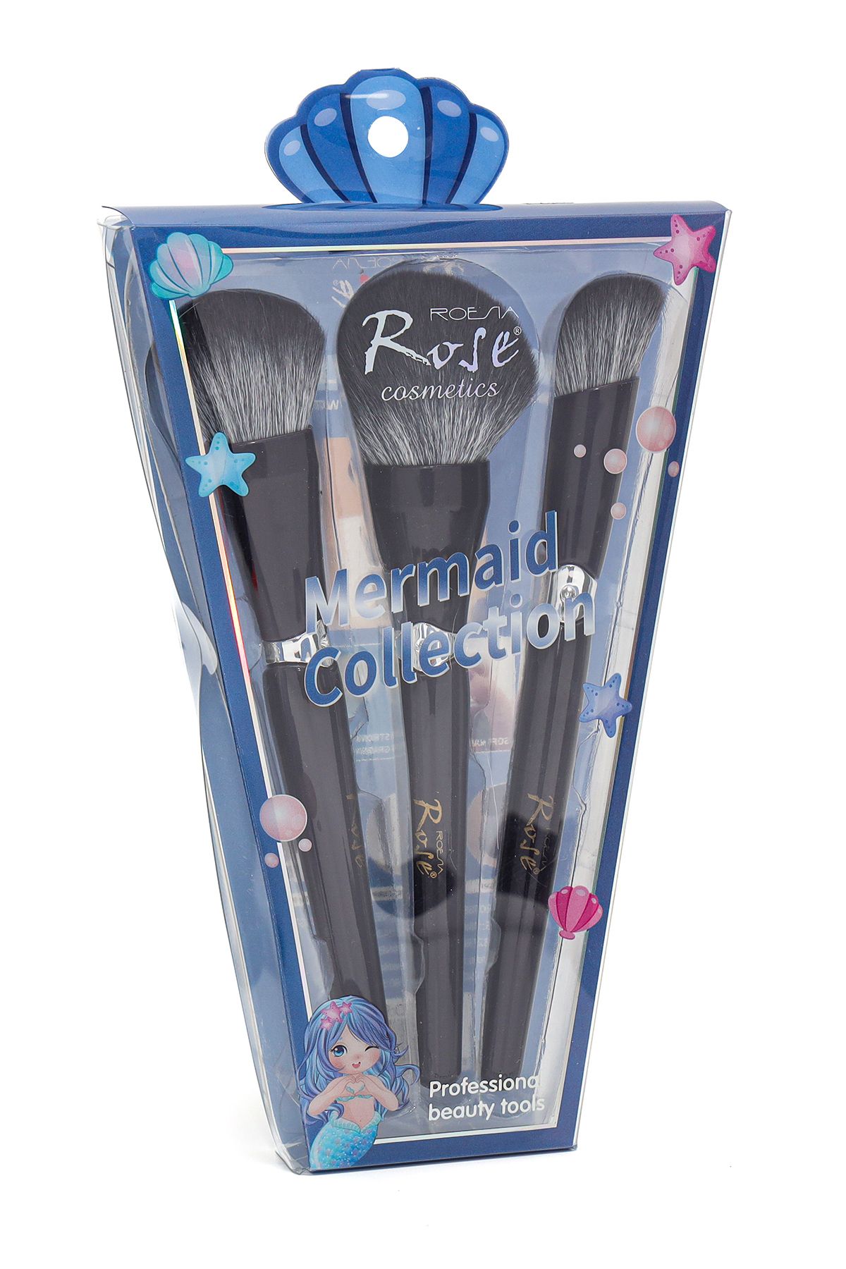 Roesıa Rose Cosmetics Rose Collectıon 3'lü Makyaj Fırça Seti