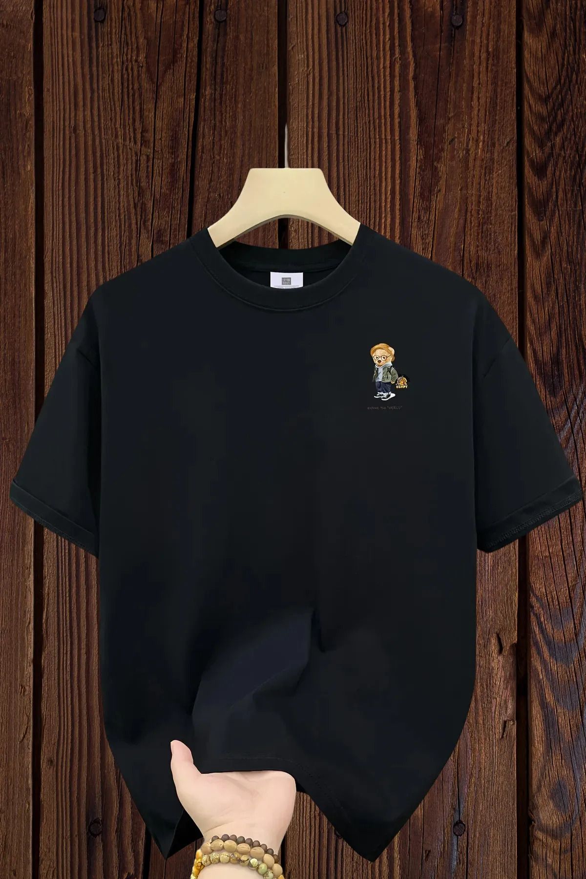 FeaR LeeS Baskılı Unisex T-Shirt - Doğanın Ruhunu Yansıtan Tasarım