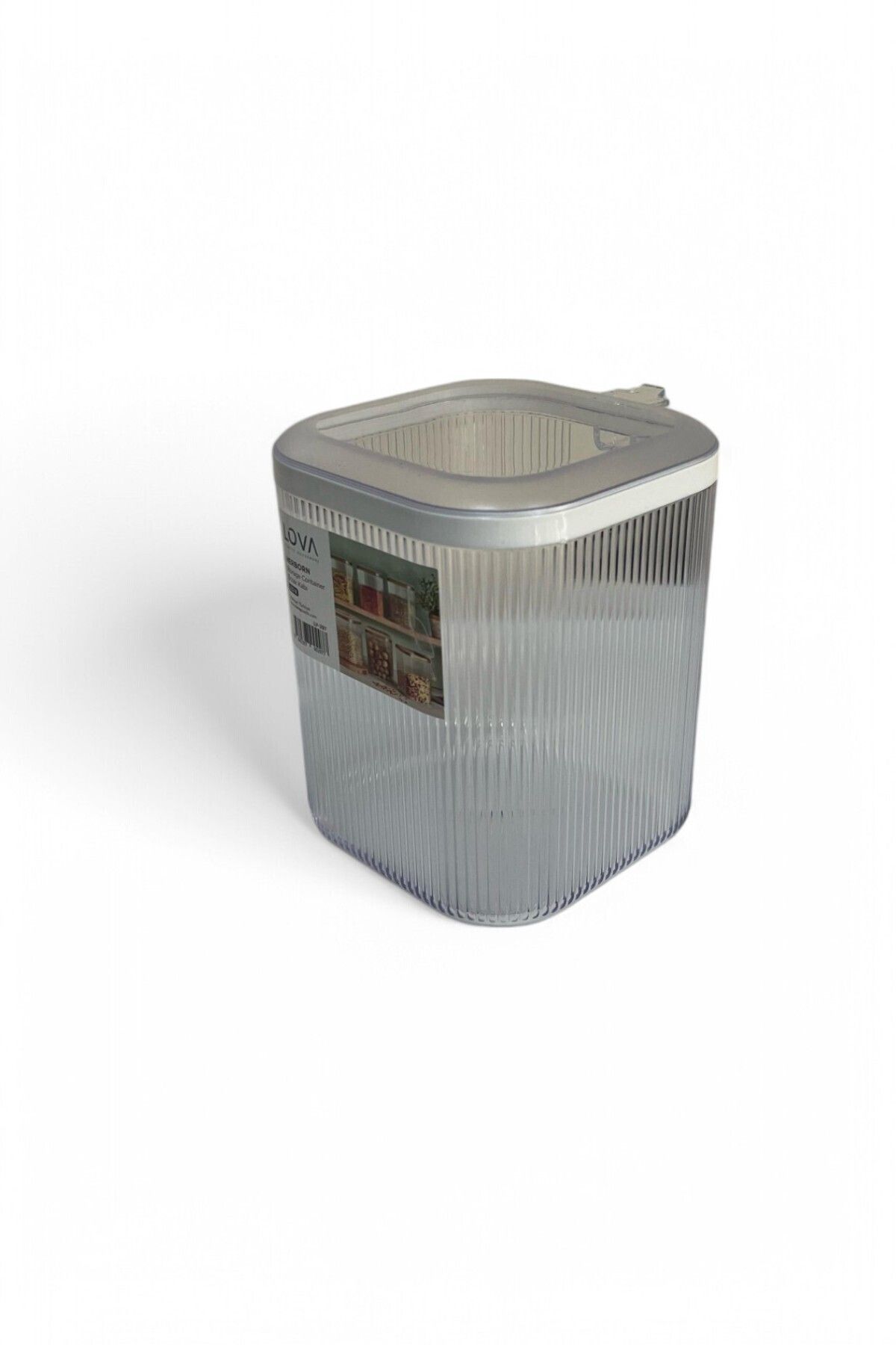 Hesaplı Kasa-2.5 Lt Transparent Airtight Storage Container with Handle and Lid 6