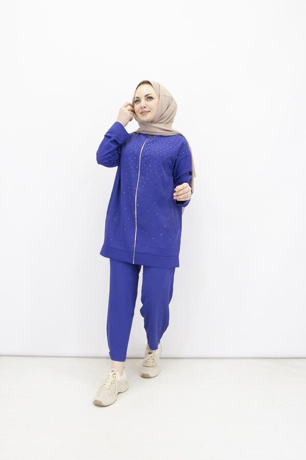 Armine TREND 640 Armine Trend 640-1 İpek Krep Kumaş Takım