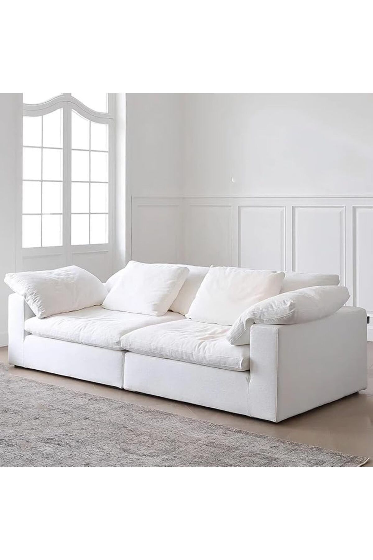 MAPLE HOME DECORATION-Maple Home 2-seater Sofa Modular Cloud Couch Sofas Set Compression Sponge Sectional Lounge 5