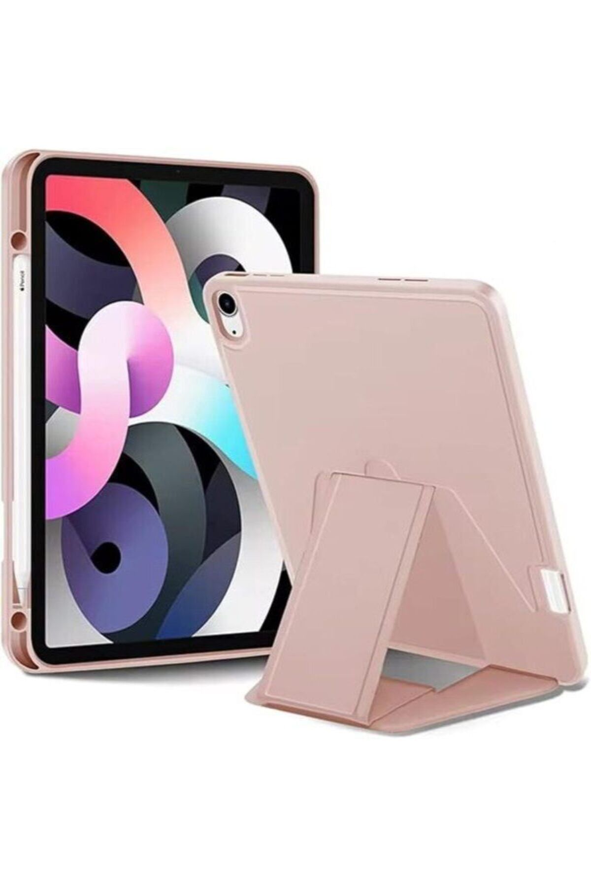redmud teknoloji İpad 7,8,9.Nesil 10.2 Inç İle Uyumlu Kılıf Lüks Kadife İç Kaplamalı Suni Deri Kalem Bölmeli Kılıf