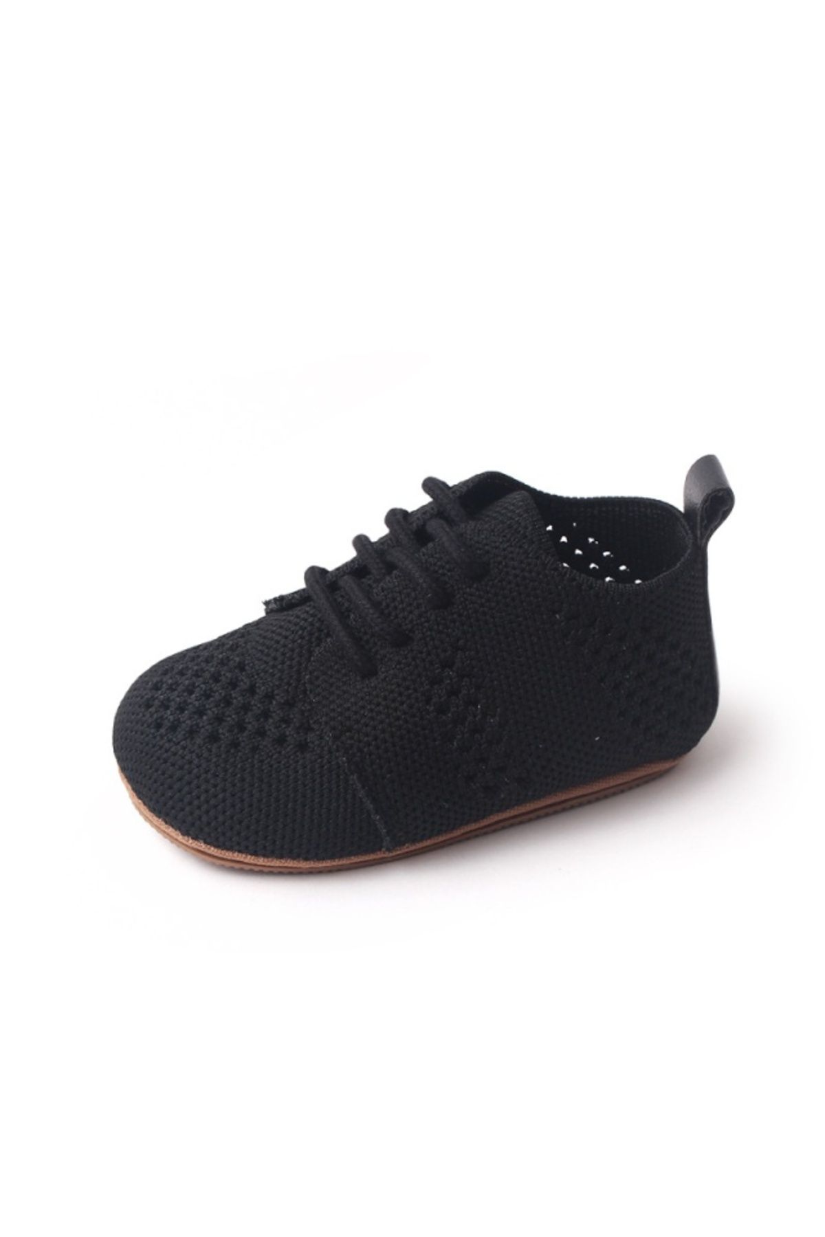 Superbaby-Pantofiori bebelusi negri crosetati 6