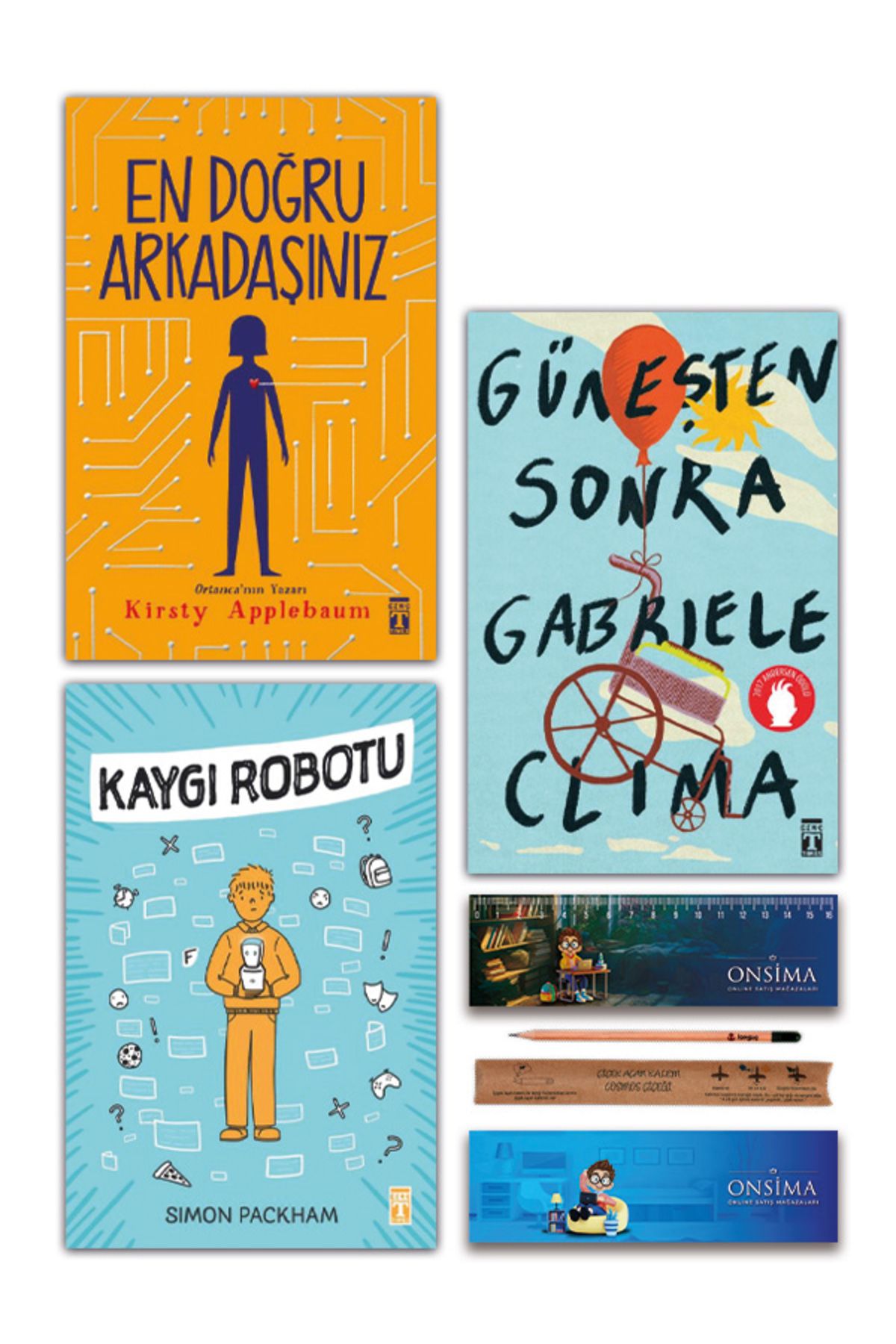Genç Timaş Kaygı Robotu - En Doğru Arkadaşınız - Güneşten Sonra Set 3 Kitap