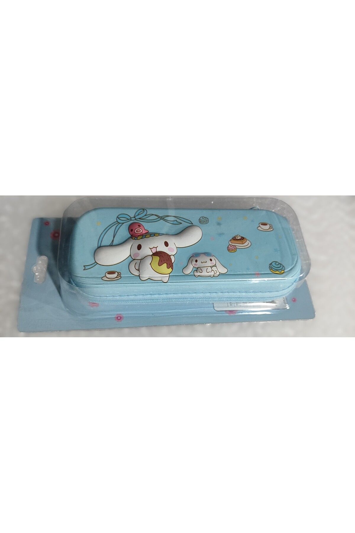 ada çanta kırtasiye Cinnamaroll figürlü kabartmalı geniş kapasiteli kalem kutusu (23cm*10cm*5cm)