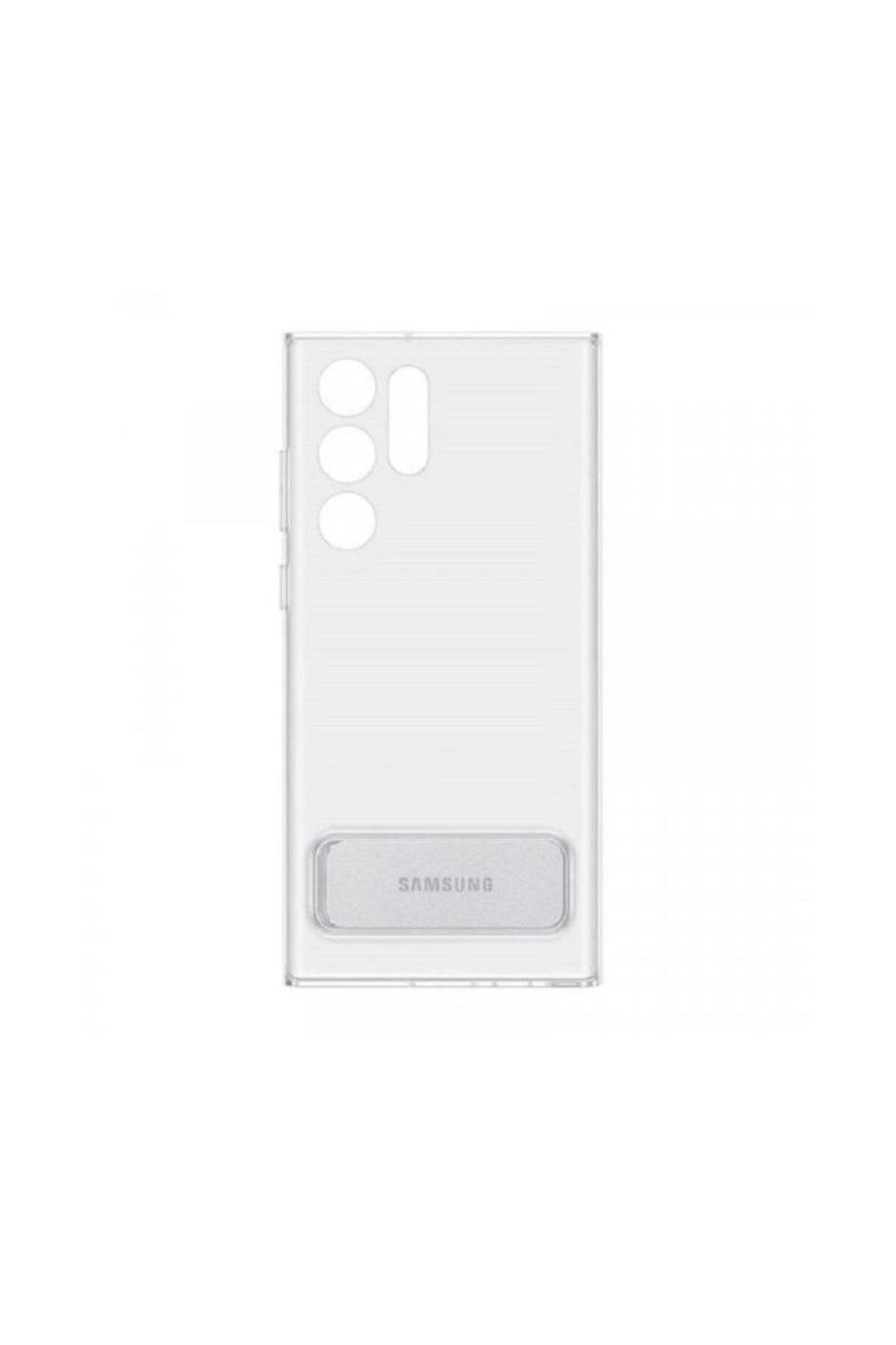 Hasyılmaz Samsung S22 Ultra Standlı Şeffaf Kılıf EF-JS908