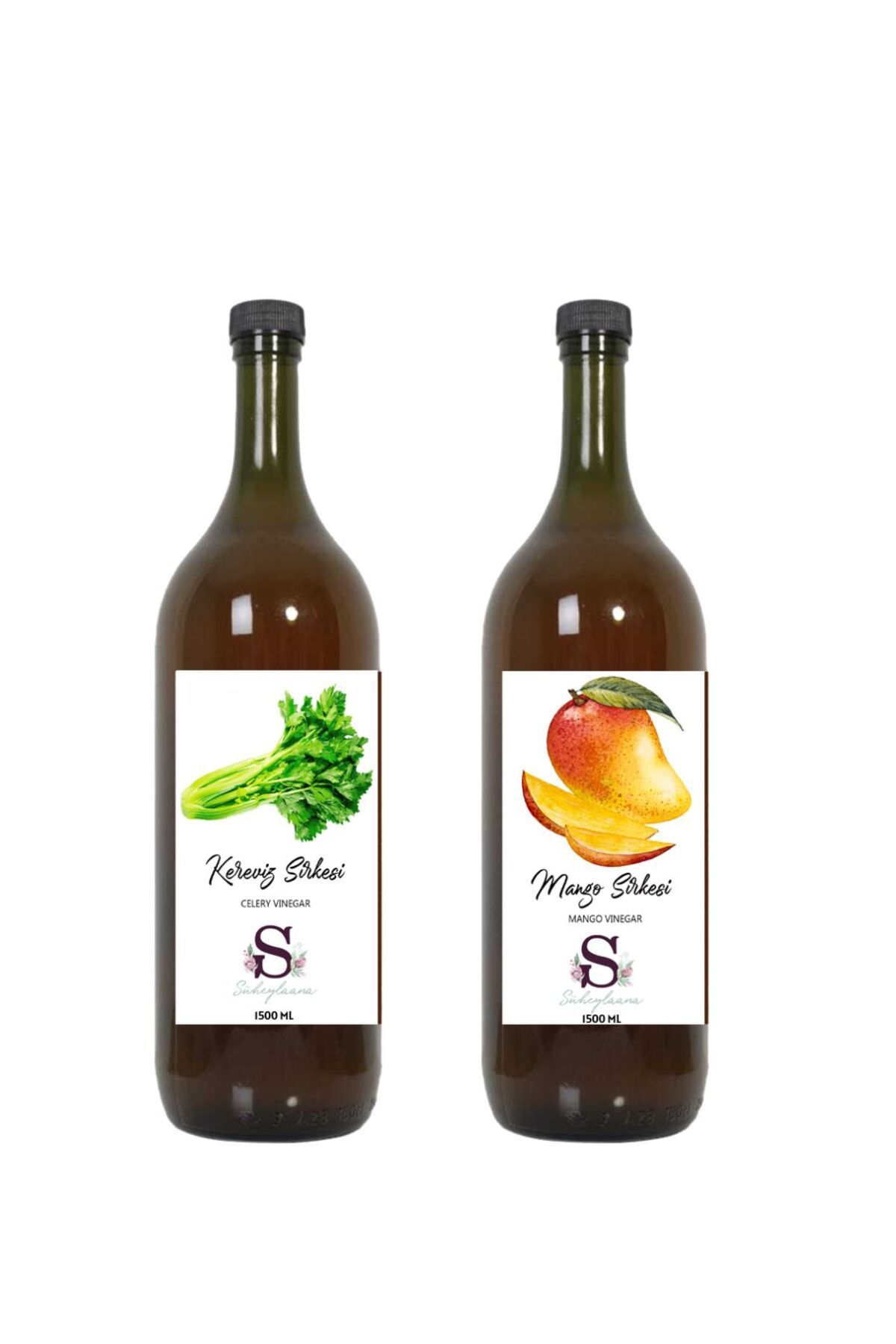 Süheylaana Doğal Kereviz Sirkesi 1500 Ml - Doğal Mango Sirkesi 1500 Ml