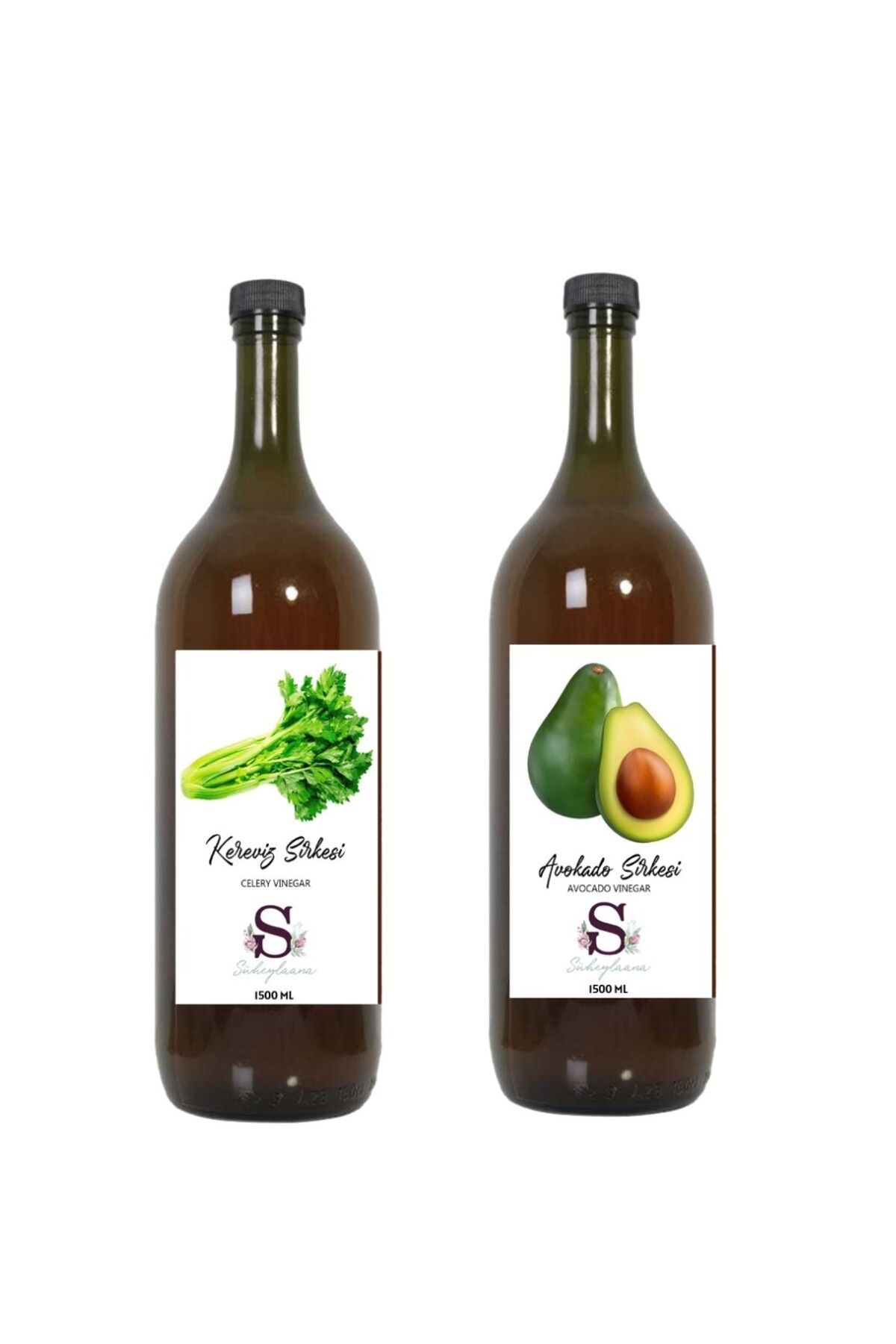 Süheylaana Doğal Kereviz Sirkesi 1500 Ml - Doğal Avokado Sirkesi 1500 Ml