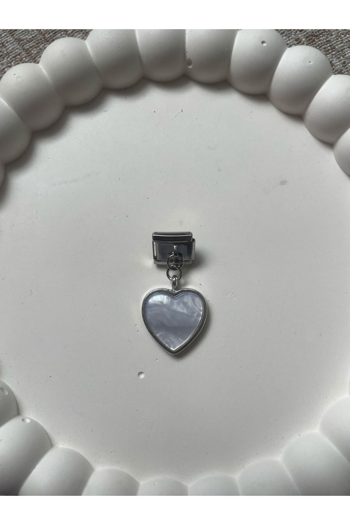Sepetten Eve İtalyan Model Charm Çelik Özel Seri Sallantılı Model Bileklik Charmı