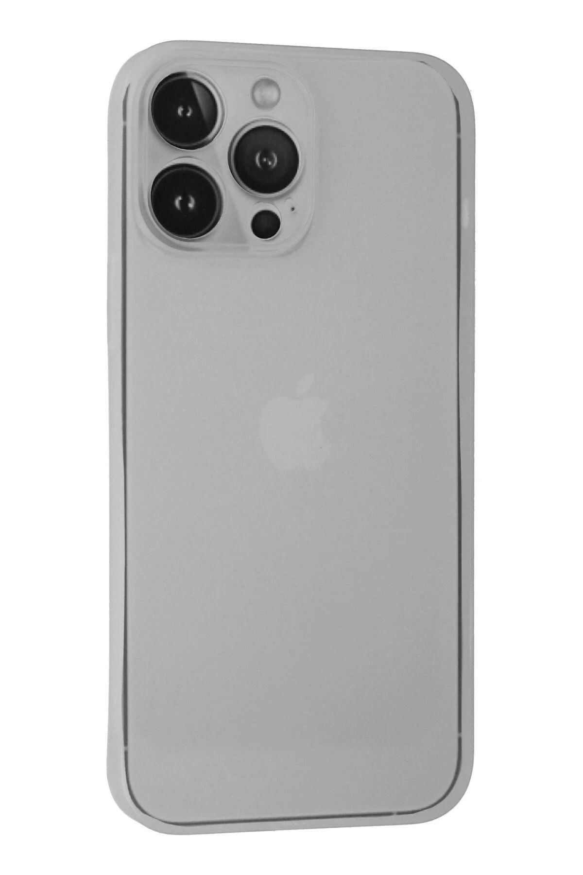 NewFace iPhone 13 Pro Kılıf PP Ultra İnce Kapak - Beyaz WLZOR
