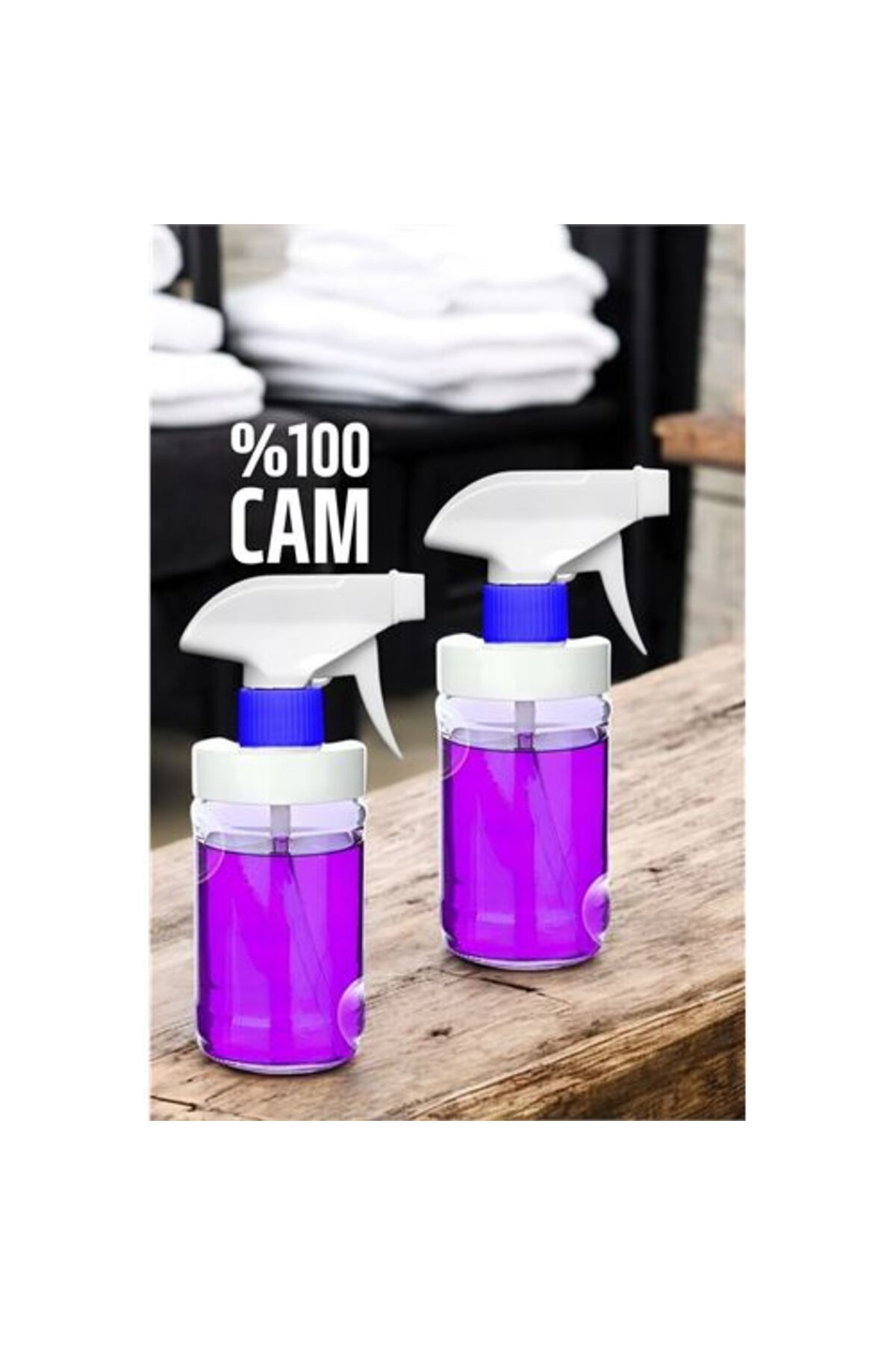 NEZADE STORE Kuaför Berber Spreyi Boş Cam Sprey Şişesi 2 adet