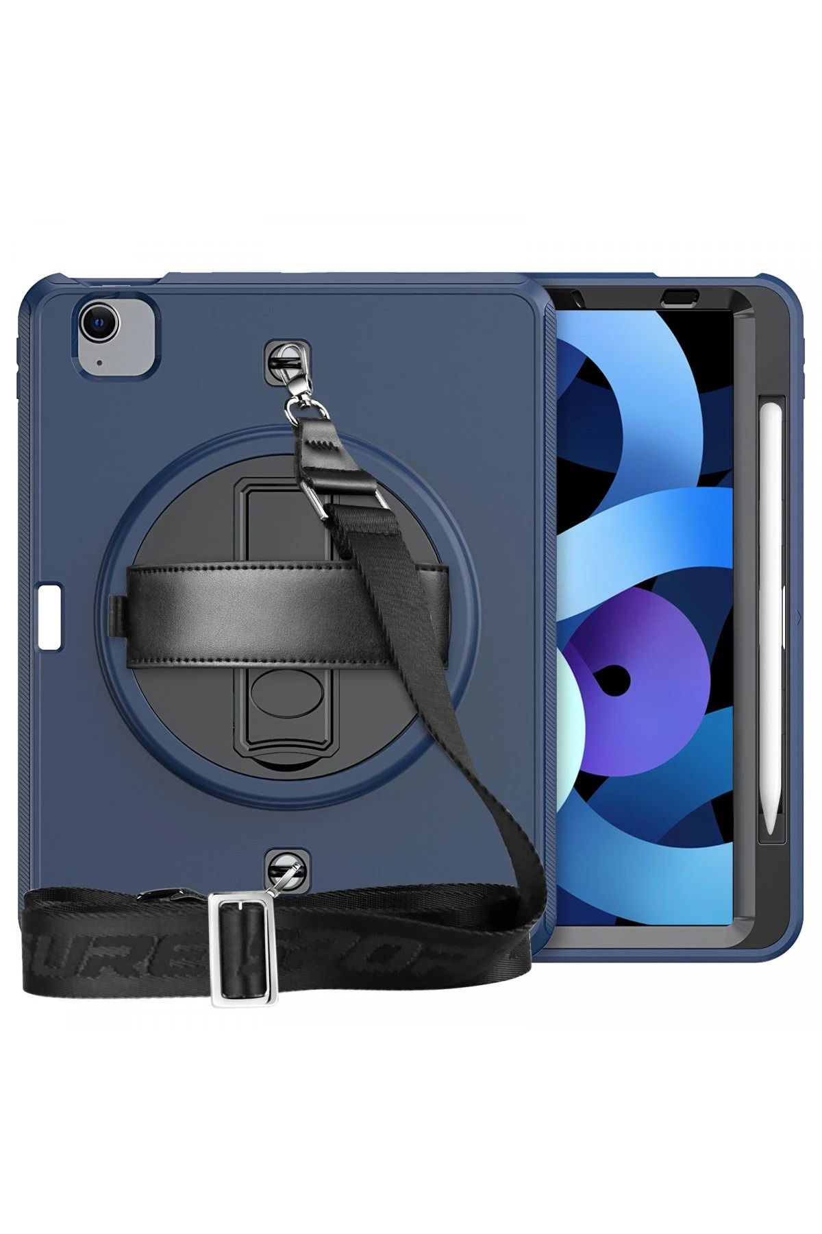 NewFace iPad Pro 11 (2020) Kılıf Strap-C Otterbox Tablet Kapak - Lacivert WLZOR