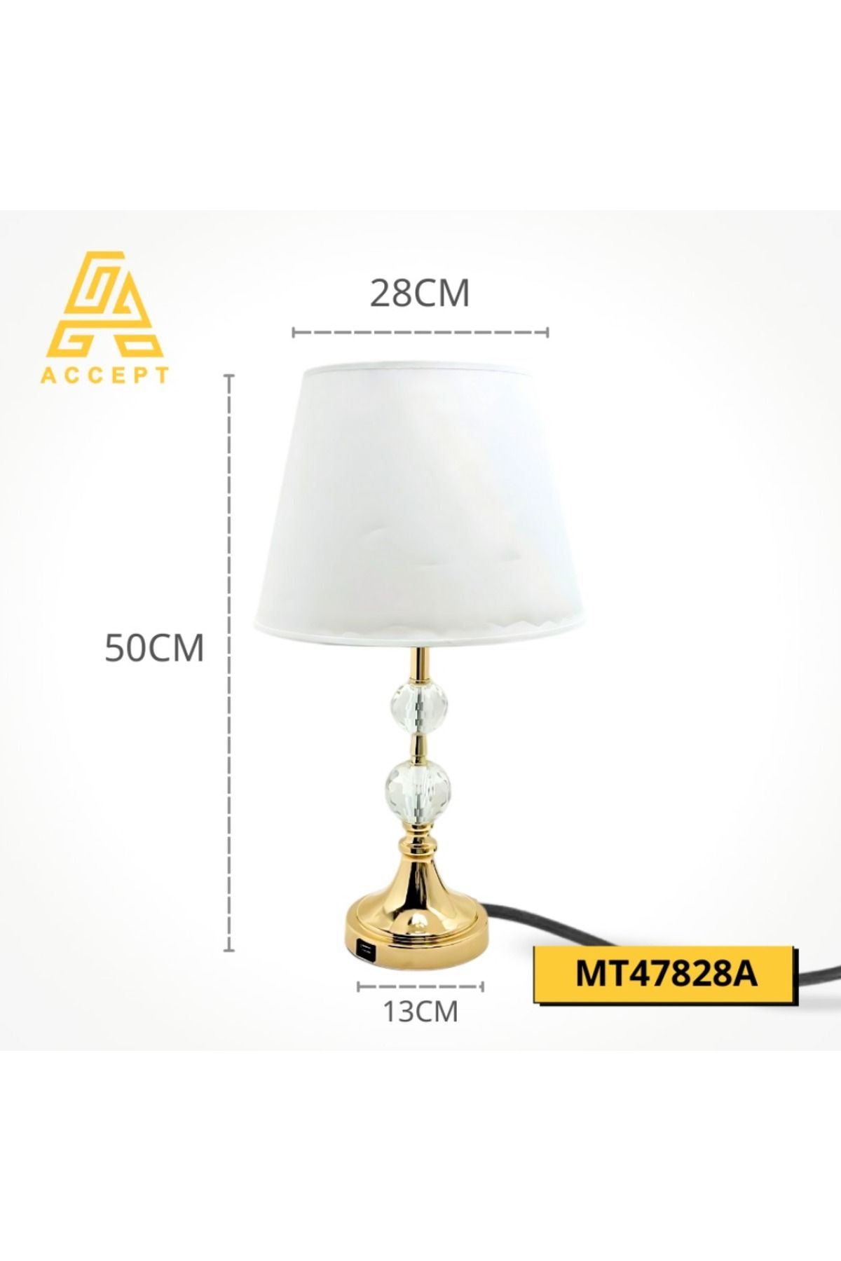 Generic-Elegant design electric crystal table lamp with E27 base 2