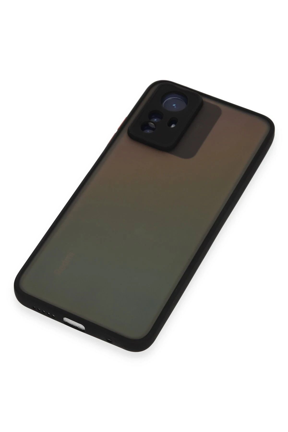 NewFace Xiaomi Redmi Note 12S Kılıf Montreal Silikon Kapak - Siyah FLKRY