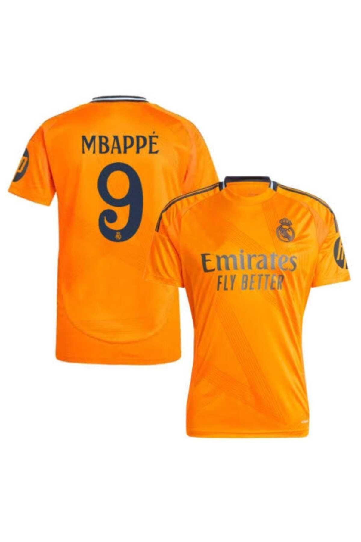 FRAGOLA R. Madridd 2024/25 Yeni Sezon Kylian Mbappe Deplasman Forması (Orange)