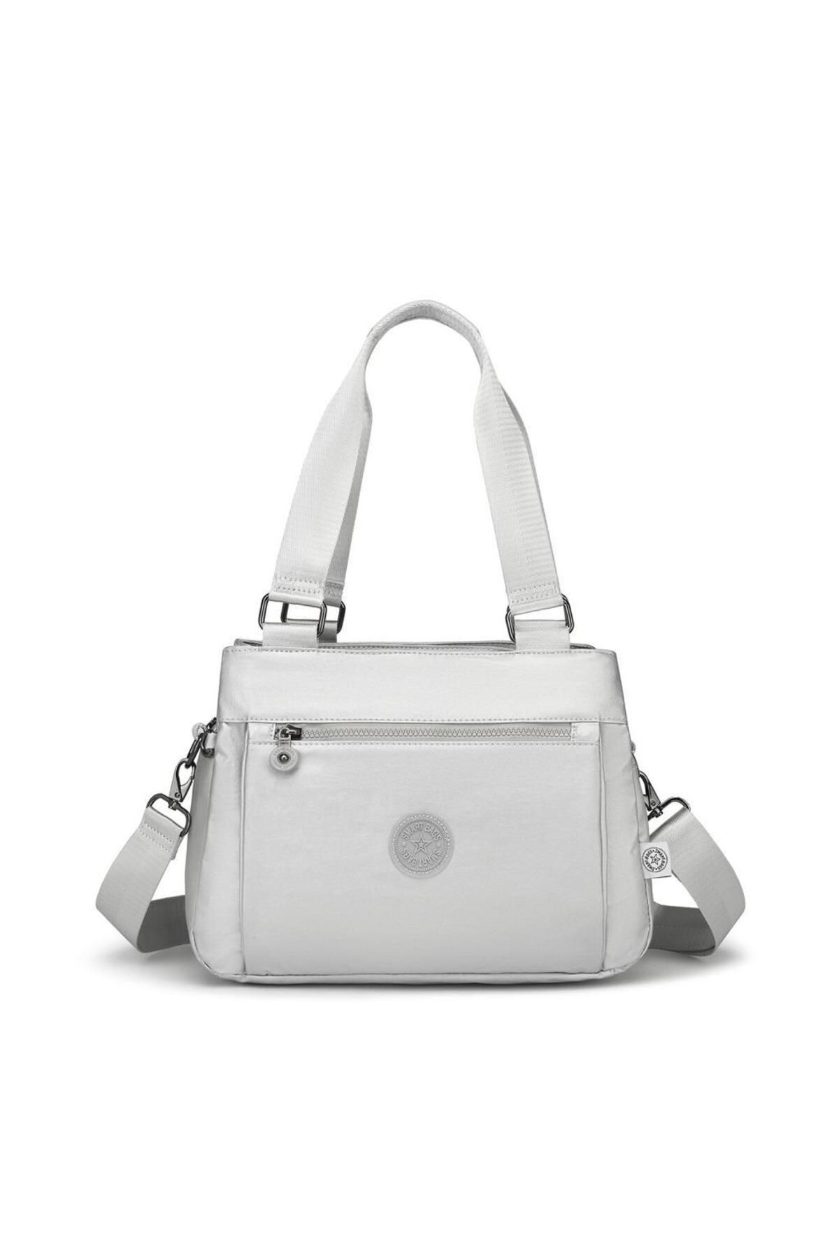SMART BAGS Metalik Kumaş Kadın Omuz Çantası Smart Bags 1125
