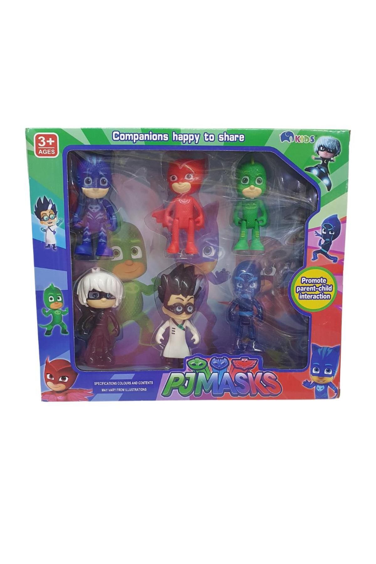 NEZADE STORE Pj Mask 6 lı Figür Set - 1166 (Lisinya)