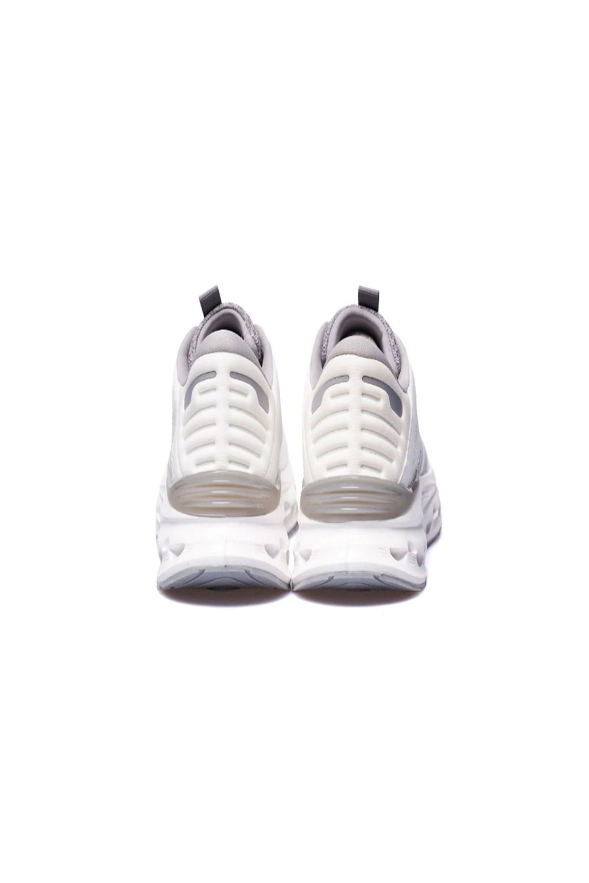 hummel-900683-9001 Hml Horizon Faux Leather and Textile Upper Surface Comfortable Sole White Women's Sports Shoes 4