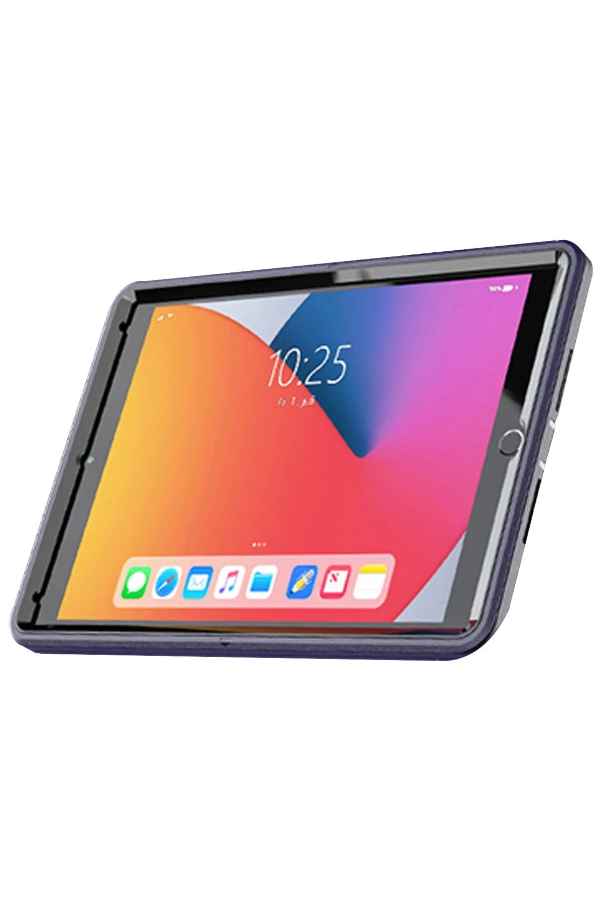 NewFace iPad 10.2 (7.nesil) Kılıf Hand Strap Tablet Kılıfı - Lacivert SVLRS