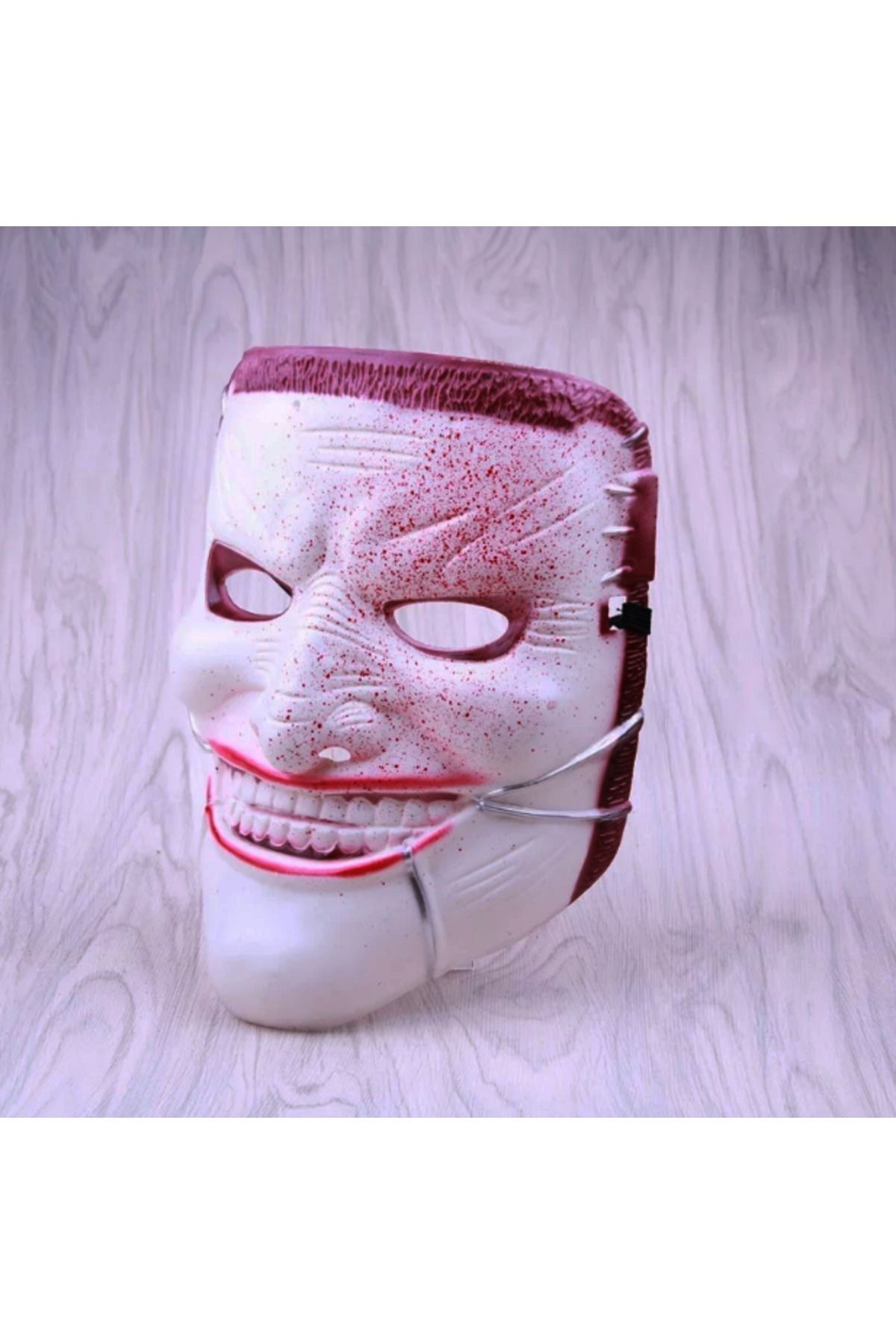 ÖYKÜ VE YİĞİT Reçine Ölüm Joker Maskesi Kanlı 23x18 cm