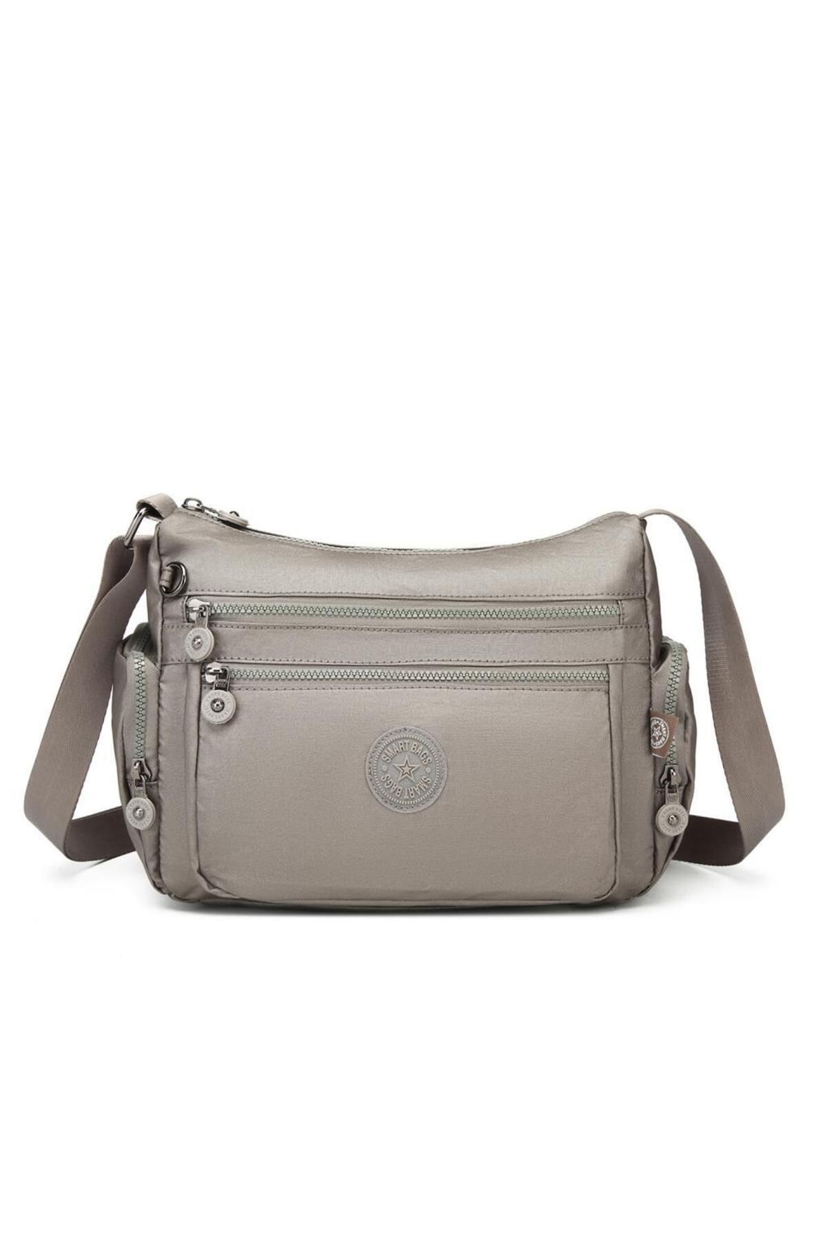 SMART BAGS Metalik Kumaş Kadın Postacı Çantası Smart Bags 1115