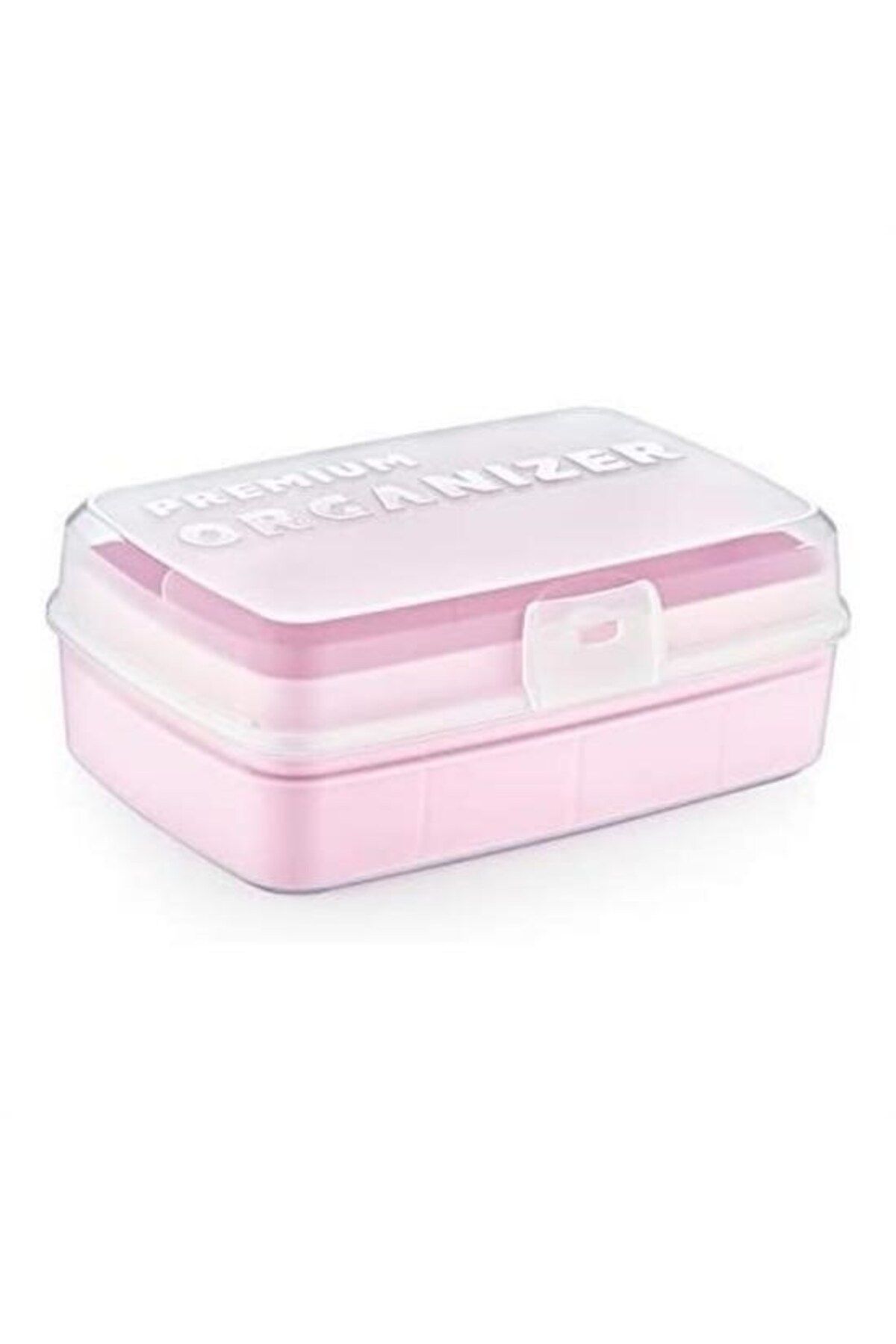 Allproduct ® 12 Bölmeli Çok Amaçlı Takı Toka Kutusu Kapaklı. Organizer