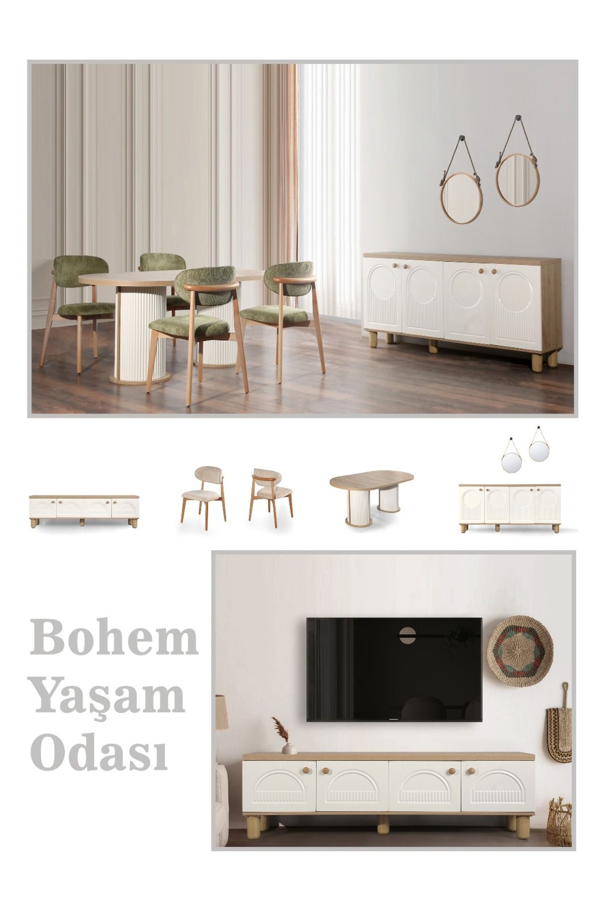 İdil home RİVA YEMEK ODASI TAKIMI