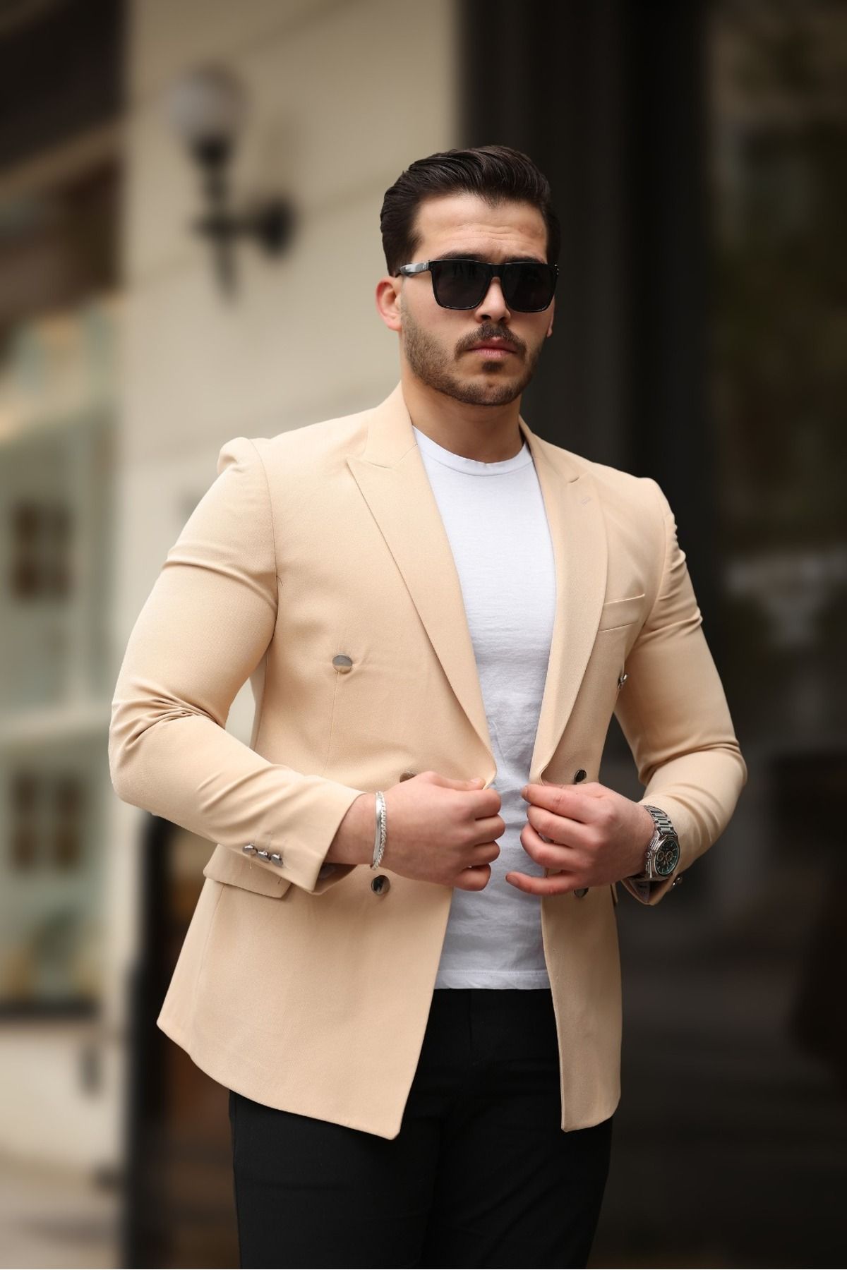 Twenhil DAR KESİM TEK CEKET BEJ