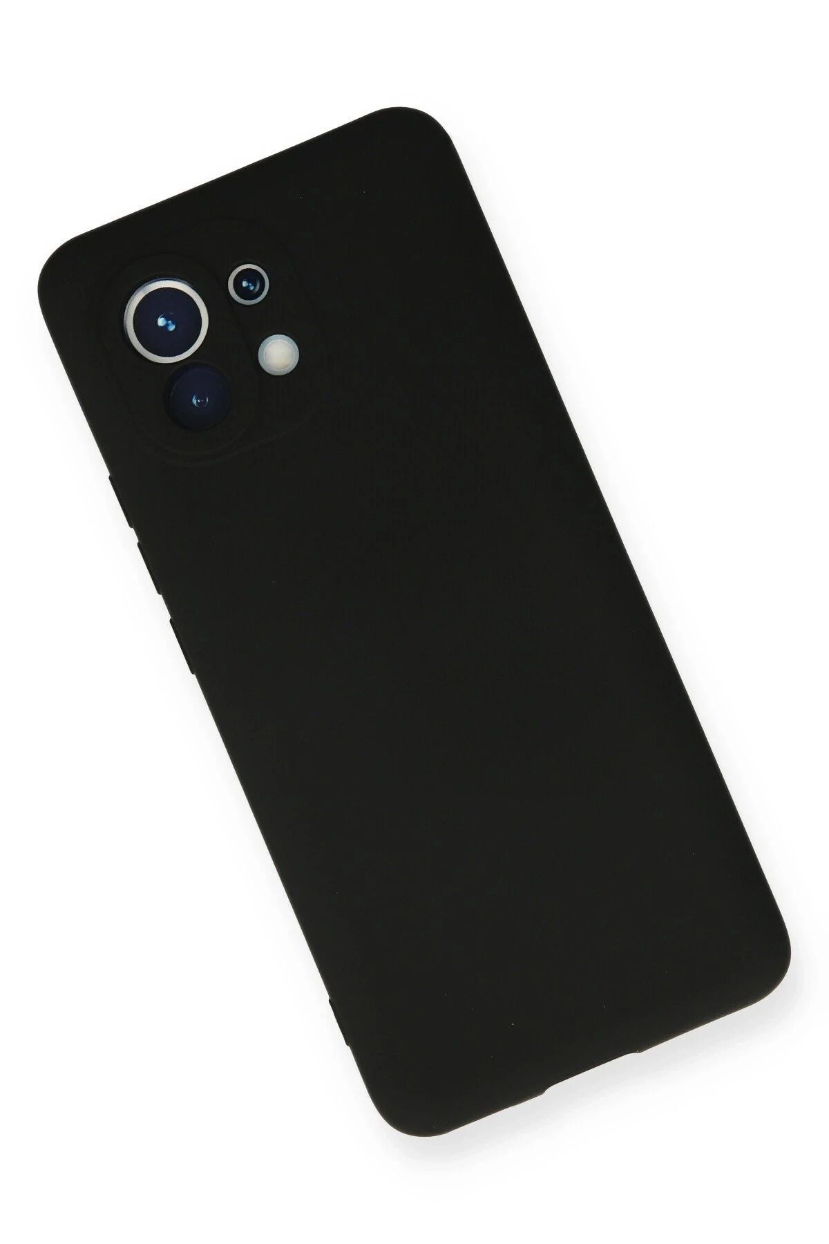 NewFace Xiaomi Mi 11 uyumlu Kılıf Nano içi Kadife Silikon - Siyah WLZOR