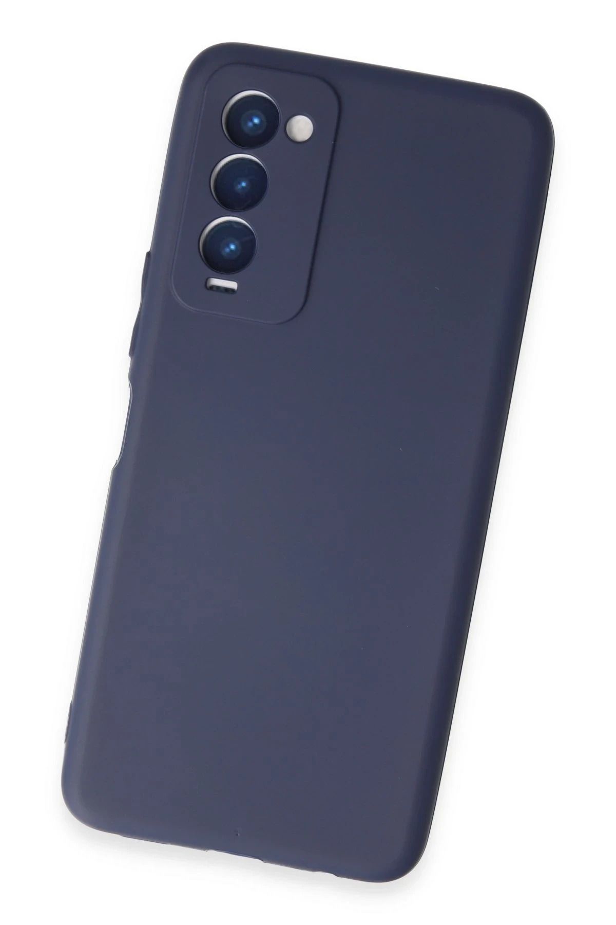 NewFace Tecno Camon 18 Kılıf First Silikon - Lacivert FLKRY