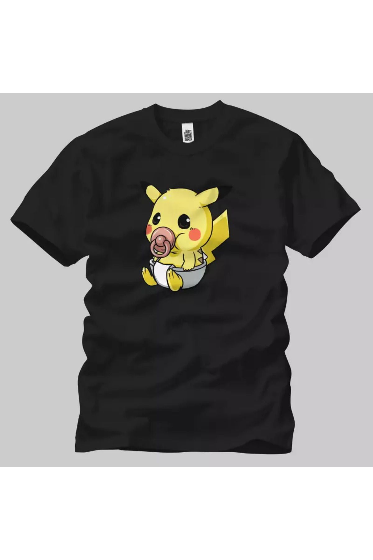 Built By Crazy Pokemon Baby Pikachu Unisex Tişört