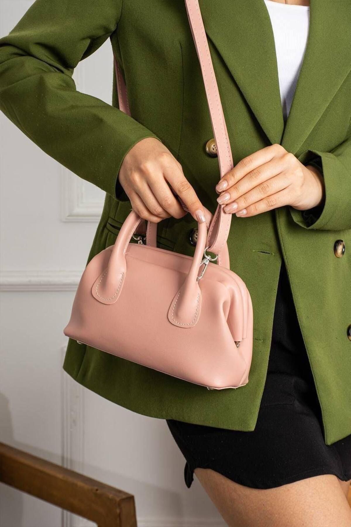 larosee Pinterest Mini Model Çapraz Ayarlanabilir Askılı Kadın Omuz Çantası El Çantası Kol Çantası