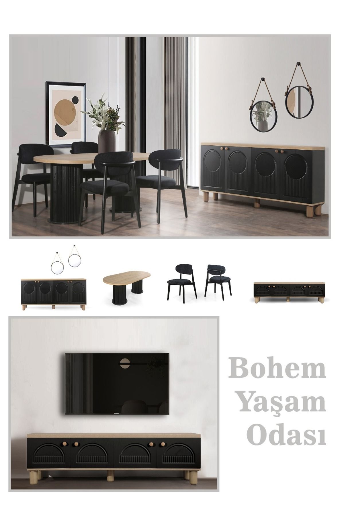 İdil home MİLA YEMEK ODASI TAKIMI