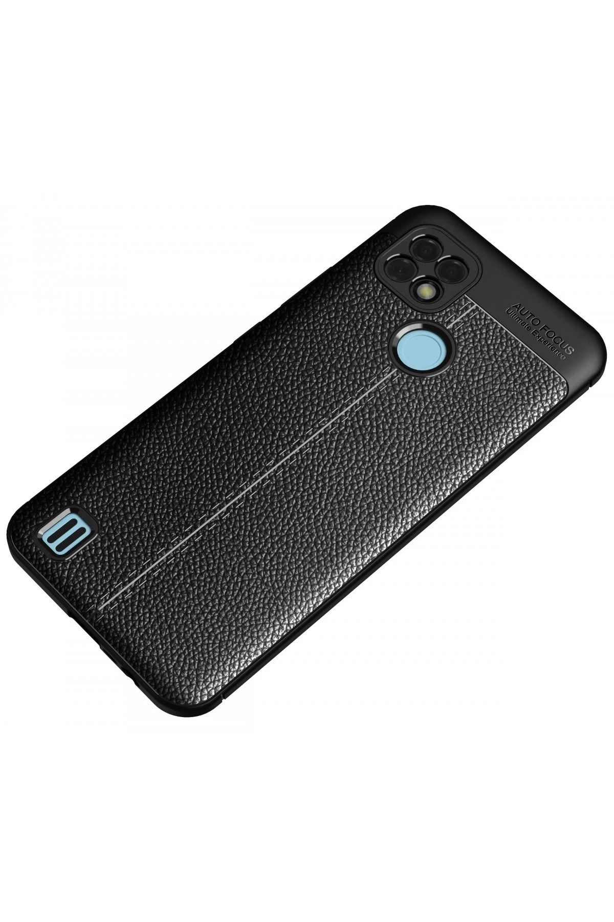 NewFace Realme C25 Kılıf Auto Focus Kapak - Siyah WLZOR